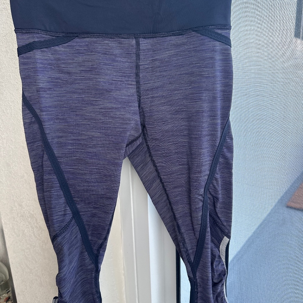 Lululemon Run Pace Crop Leggings Size 4